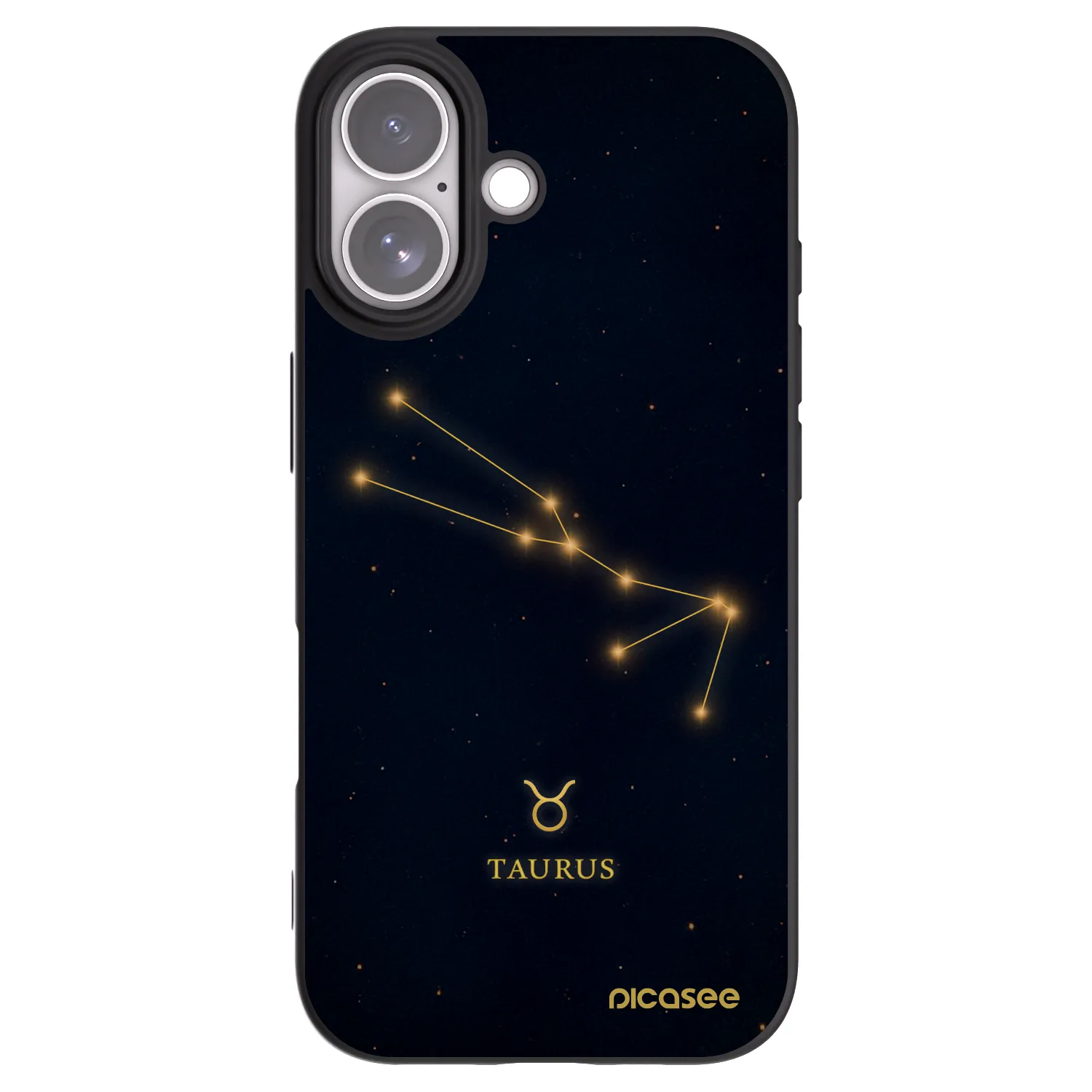 Picasee fekete szilikon tok az alábbi mobiltelefonokra Apple iPhone 17 - TAURUS