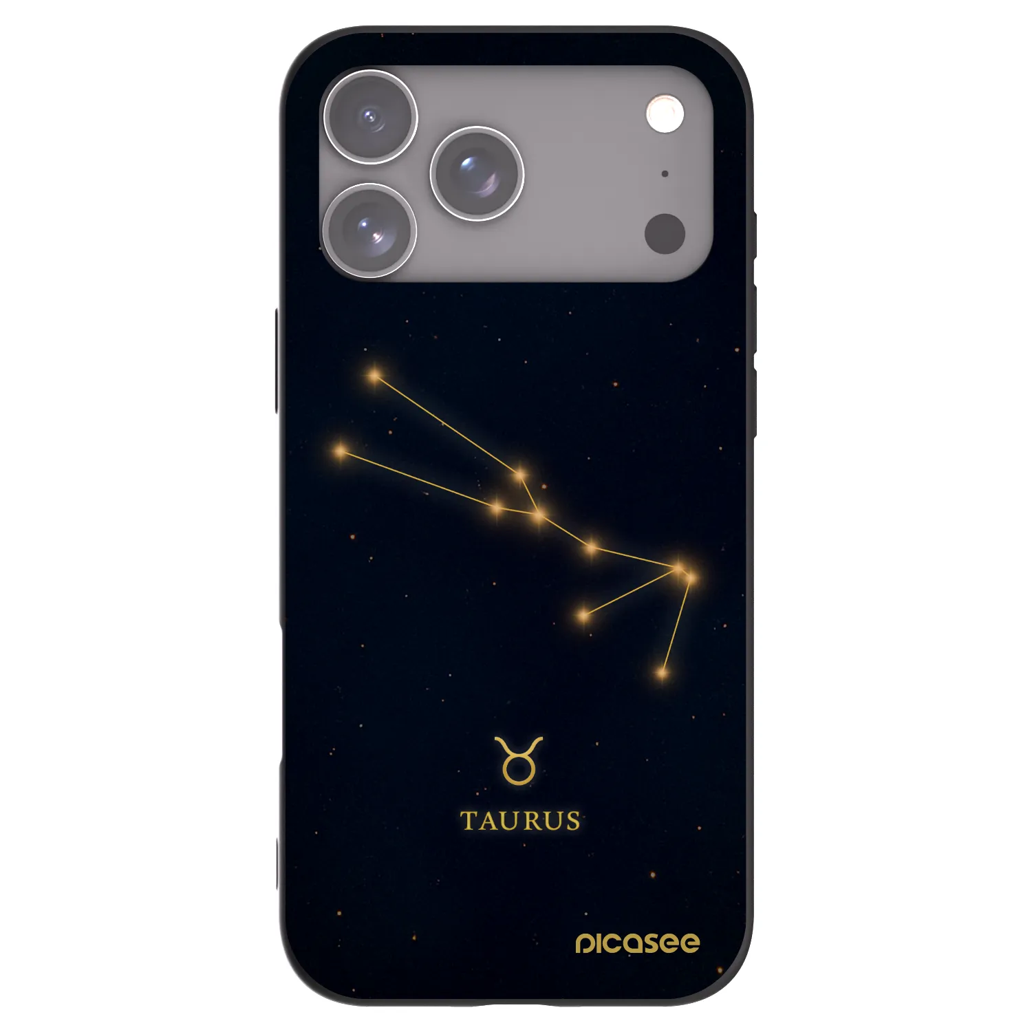 Picasee fekete szilikon tok az alábbi mobiltelefonokra Apple iPhone 17 Pro Max - TAURUS