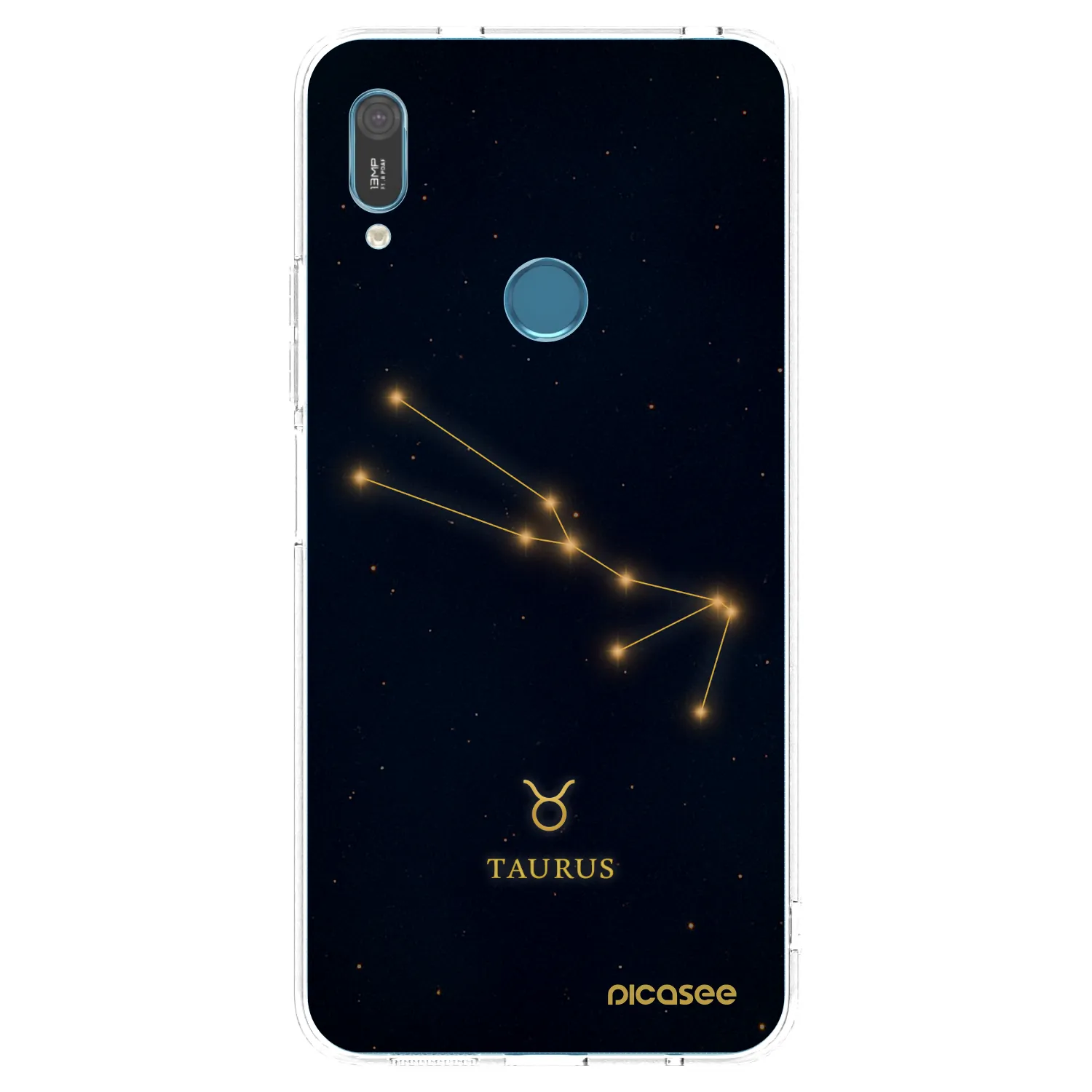 Picasee átlátszó szilikon tok az alábbi mobiltelefonokra Huawei Y6 2019 - TAURUS