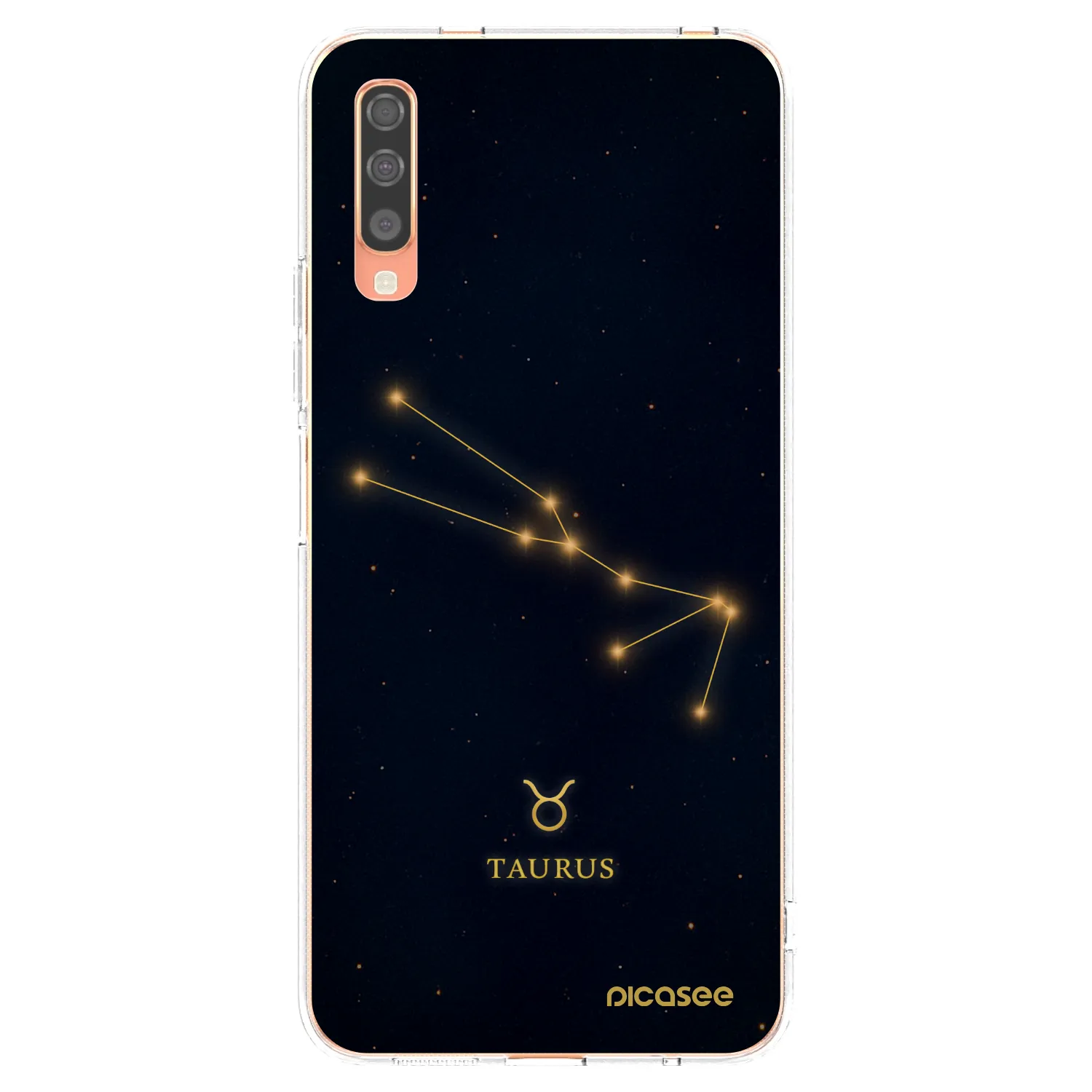 Picasee átlátszó szilikon tok az alábbi mobiltelefonokra Samsung Galaxy A70 A705F - TAURUS
