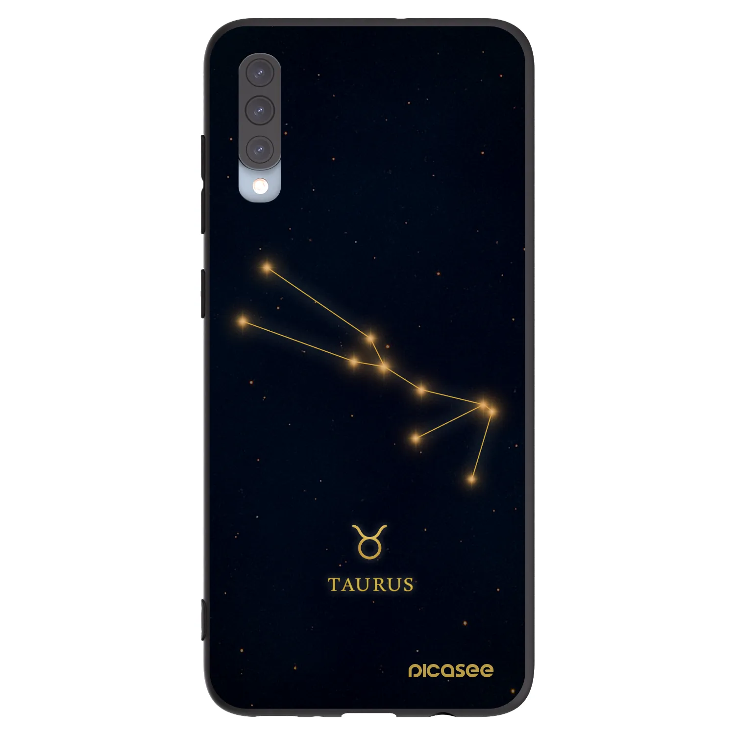 Picasee fekete szilikon tok az alábbi mobiltelefonokra Samsung Galaxy A70 A705F - TAURUS