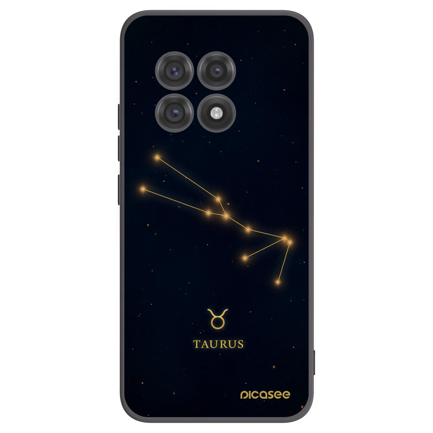 Picasee fekete szilikon tok az alábbi mobiltelefonokra OnePlus 13R 5G - TAURUS