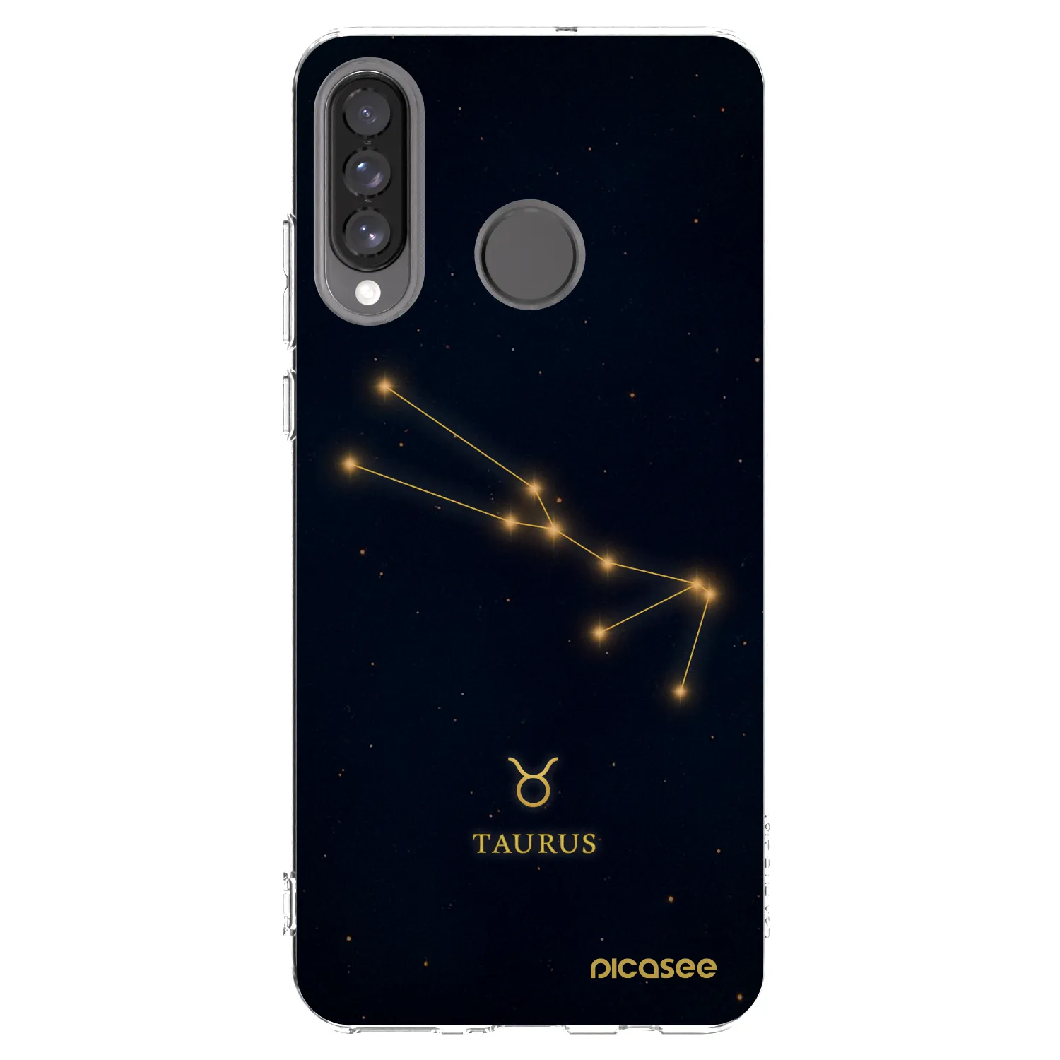 Picasee átlátszó szilikon tok az alábbi mobiltelefonokra Huawei P30 Lite - TAURUS
