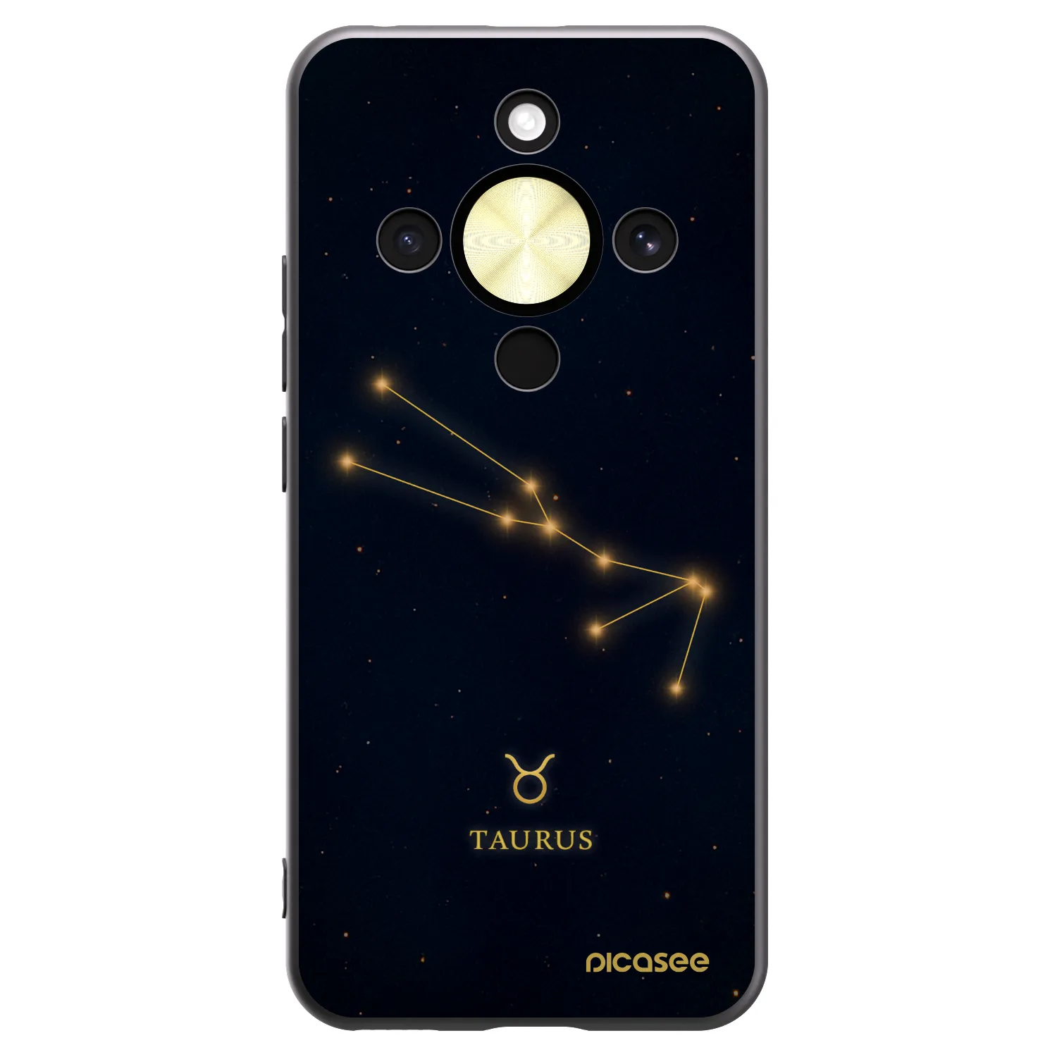 Picasee fekete szilikon tok az alábbi mobiltelefonokra Honor Magic8 Lite 5G - TAURUS
