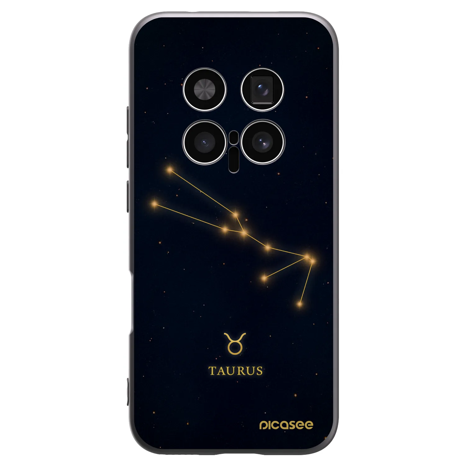 Picasee fekete szilikon tok az alábbi mobiltelefonokra Honor Magic8 Pro 5G - TAURUS