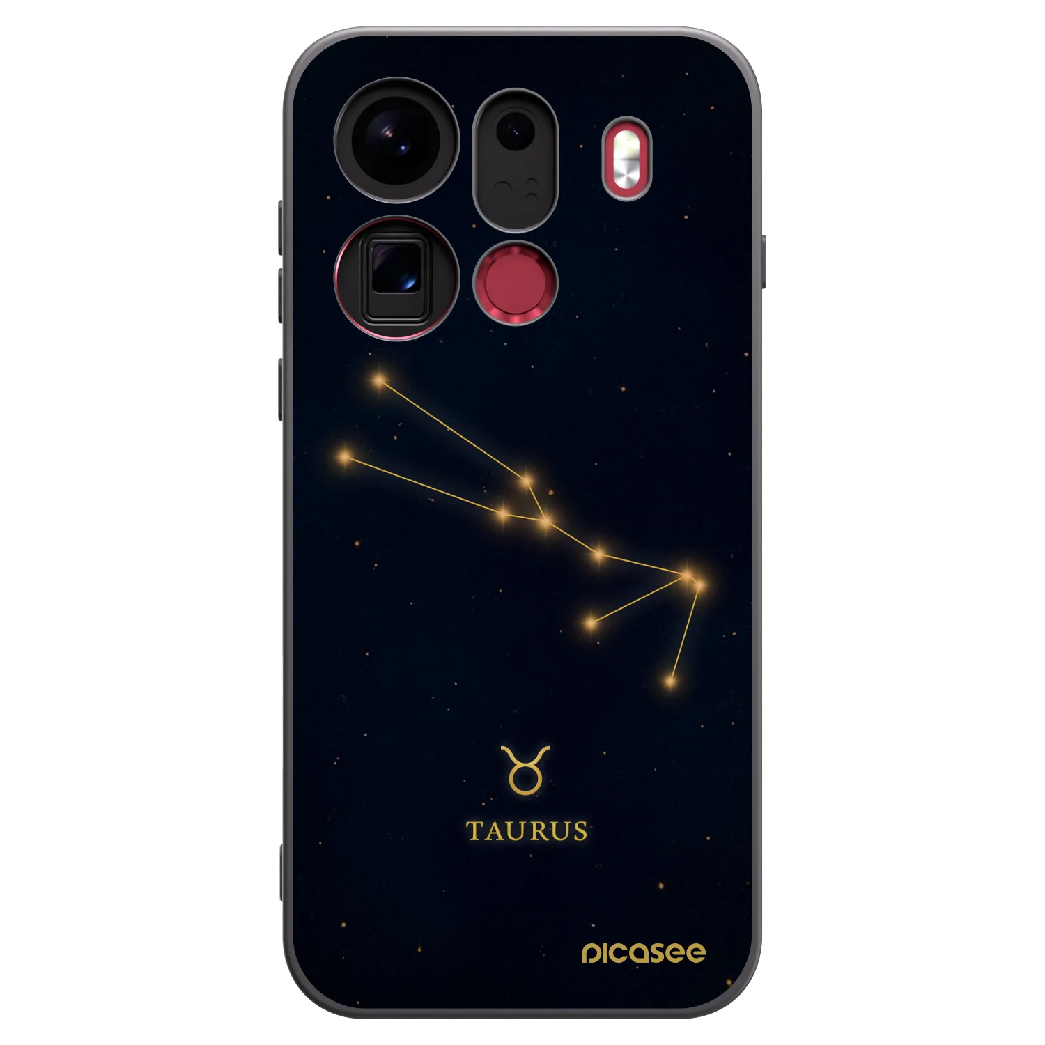 Picasee fekete szilikon tok az alábbi mobiltelefonokra OPPO Find X9 Pro - TAURUS