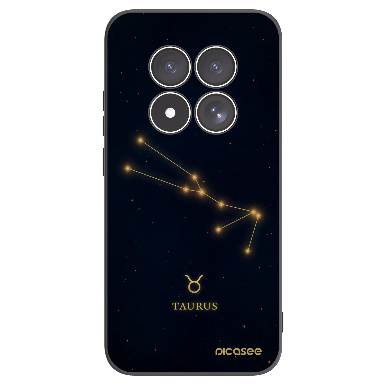 Picasee fekete szilikon tok az alábbi mobiltelefonokra Xiaomi Redmi Note 15 Pro 5G - TAURUS