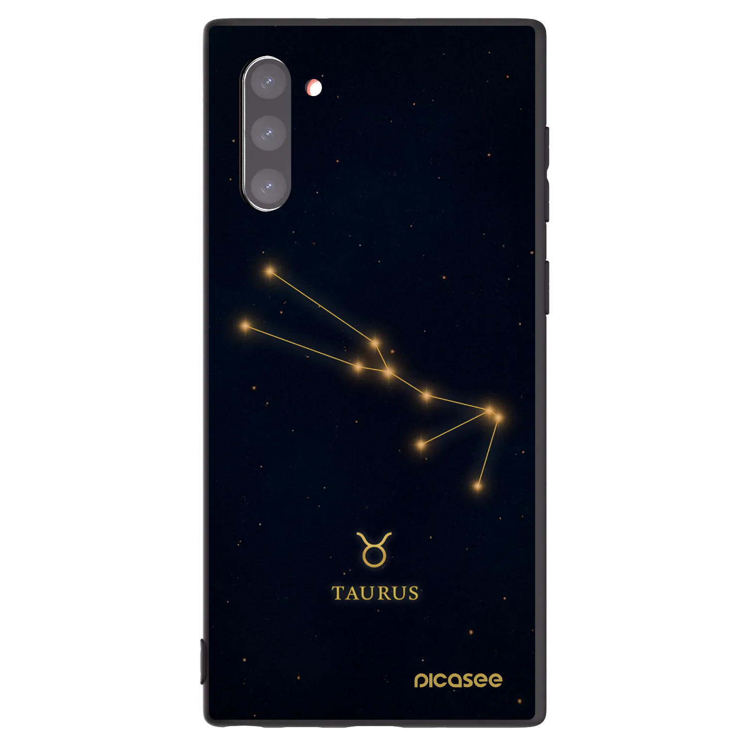Picasee fekete szilikon tok az alábbi mobiltelefonokra Samsung Galaxy Note 10 N970F - TAURUS