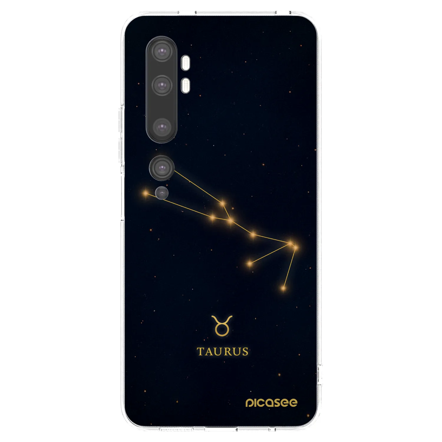 Picasee átlátszó szilikon tok az alábbi mobiltelefonokra Xiaomi Mi Note 10 (Pro) - TAURUS