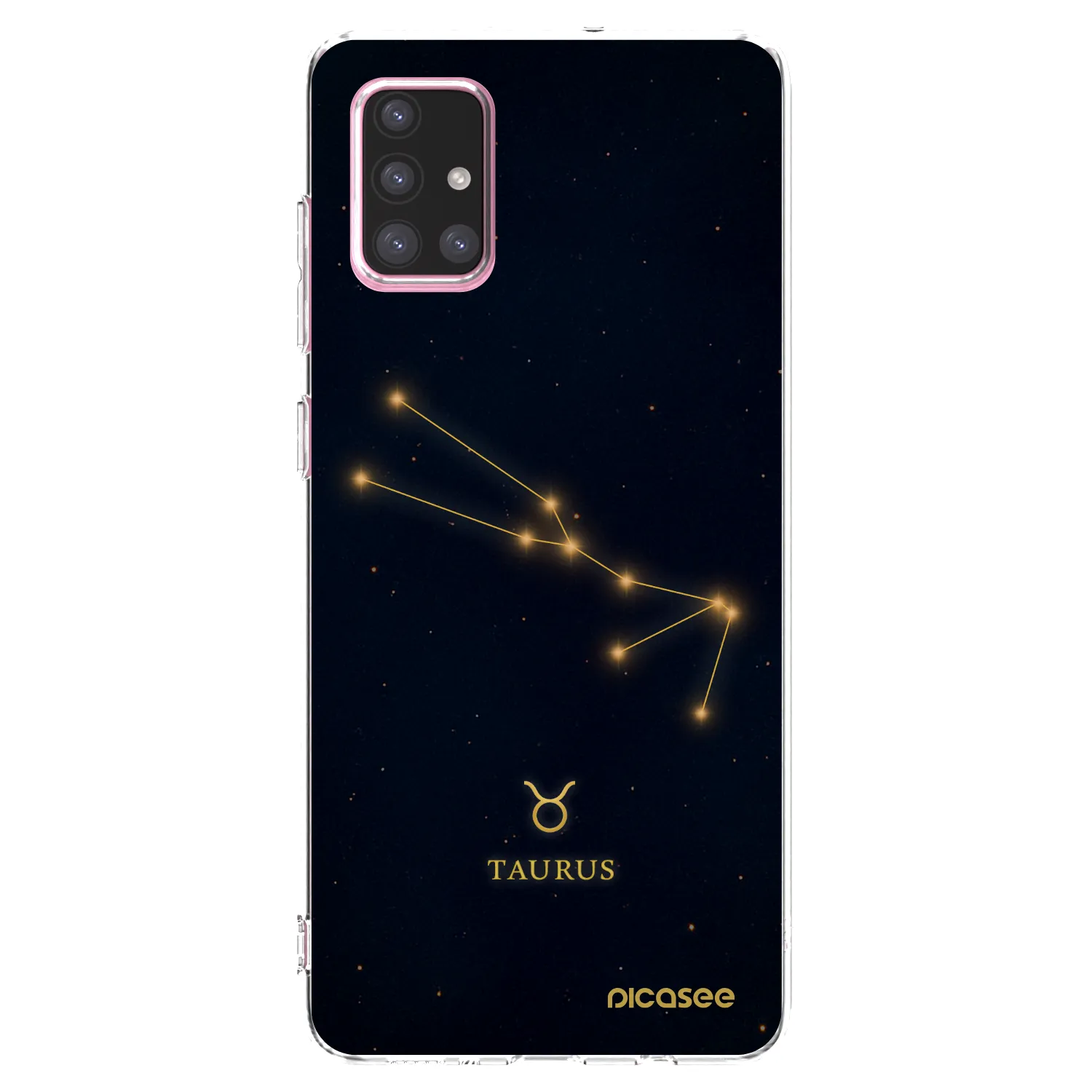 Picasee átlátszó szilikon tok az alábbi mobiltelefonokra Samsung Galaxy A71 A715F - TAURUS