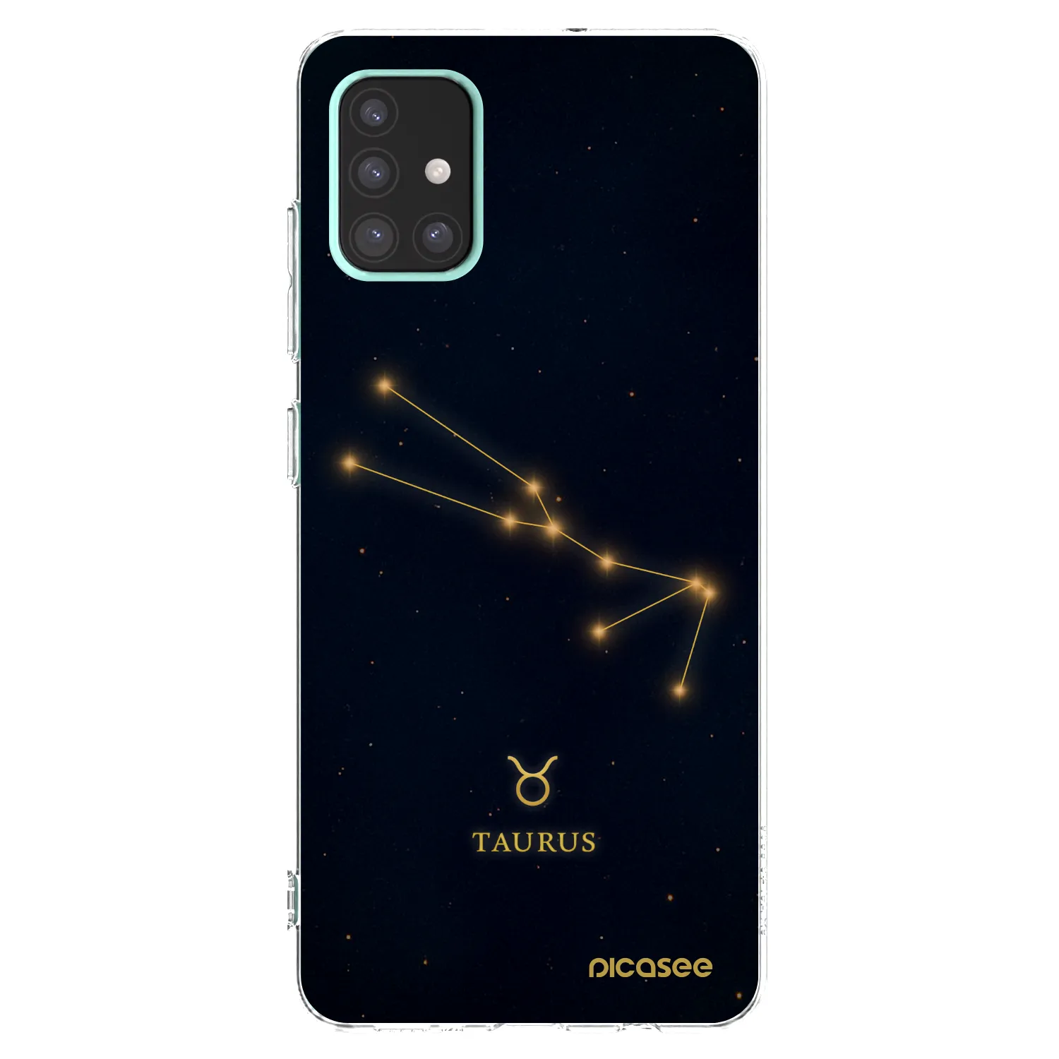Picasee átlátszó szilikon tok az alábbi mobiltelefonokra Samsung Galaxy A51 A515F - TAURUS