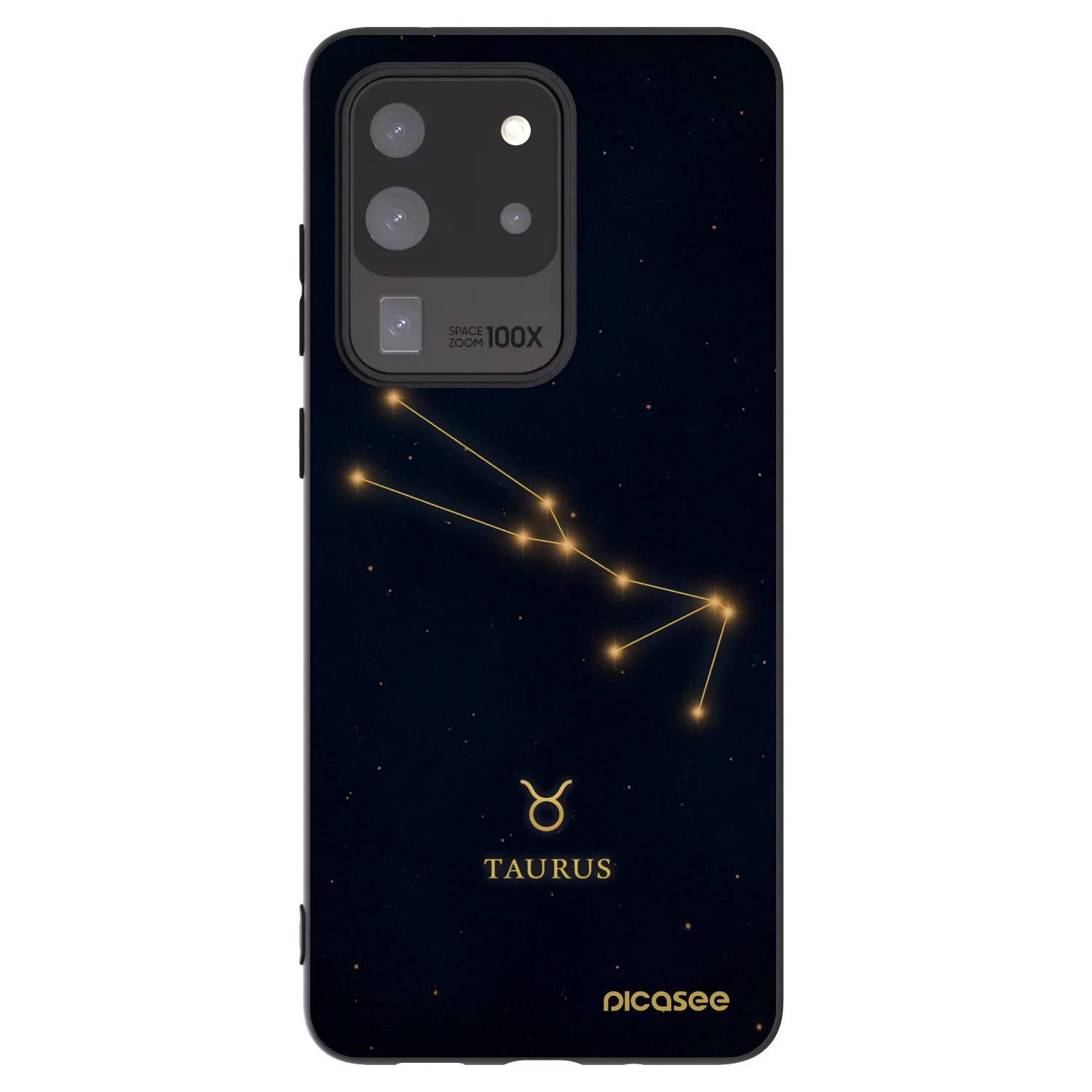 Picasee fekete szilikon tok az alábbi mobiltelefonokra Samsung Galaxy S20 Ultra 5G G988F - TAURUS
