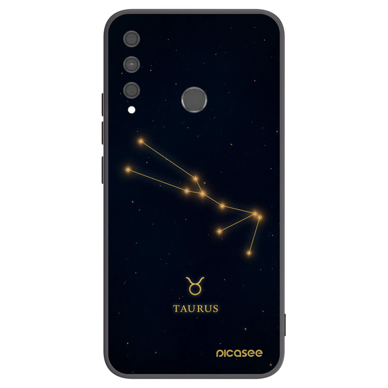 Picasee fekete szilikon tok az alábbi mobiltelefonokra Huawei P40 Lite E - TAURUS