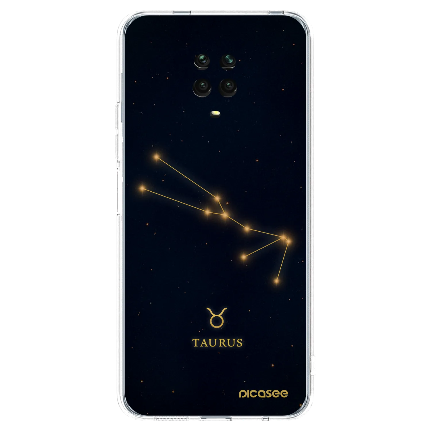 Picasee átlátszó szilikon tok az alábbi mobiltelefonokra Xiaomi Redmi Note 9S - TAURUS