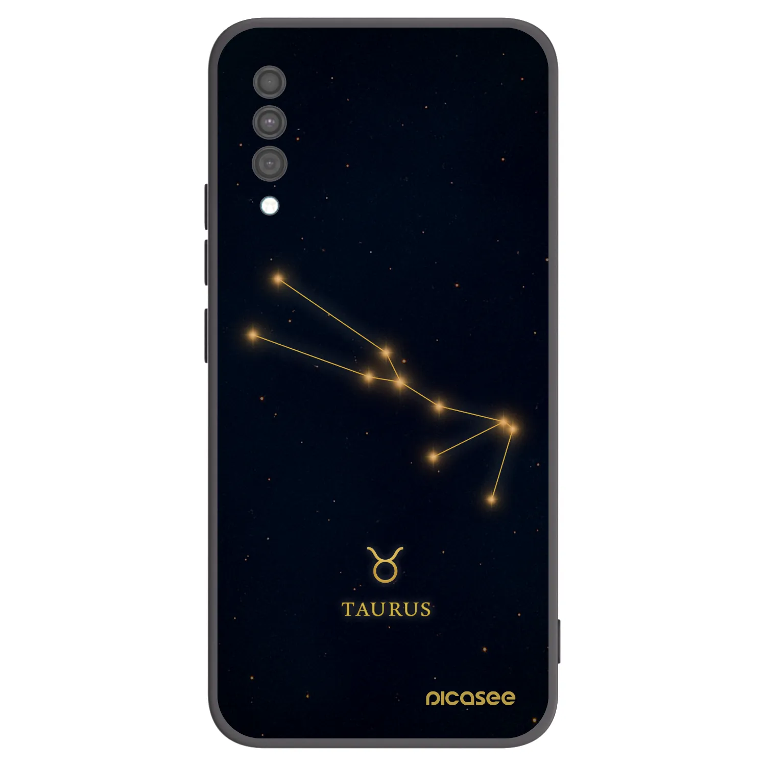 Picasee fekete szilikon tok az alábbi mobiltelefonokra Samsung Galaxy A30s A307F - TAURUS