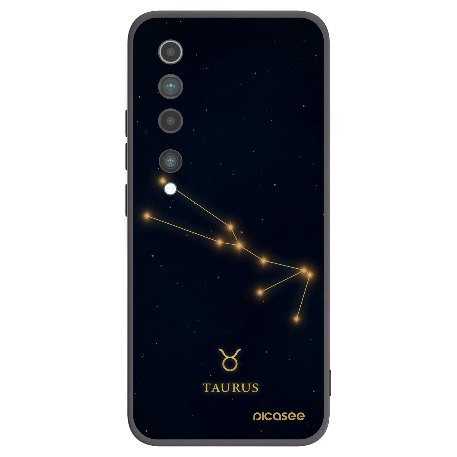 Picasee fekete szilikon tok az alábbi mobiltelefonokra Xiaomi Mi 10 - TAURUS