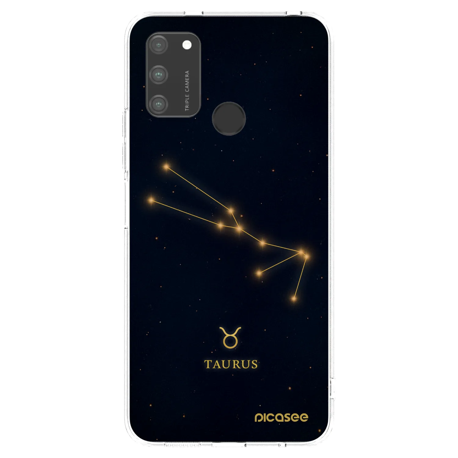 Picasee átlátszó szilikon tok az alábbi mobiltelefonokra Honor 9A - TAURUS