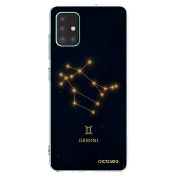 Picasee átlátszó szilikon tok az alábbi mobiltelefonokra Samsung Galaxy M51 M515F - GEMINI