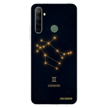 Picasee átlátszó szilikon tok az alábbi mobiltelefonokra Realme 6i - GEMINI