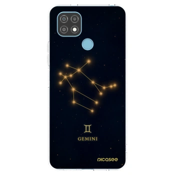Picasee átlátszó szilikon tok az alábbi mobiltelefonokra Realme C21 - GEMINI