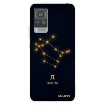 Picasee átlátszó szilikon tok az alábbi mobiltelefonokra Vivo X60 Pro 5G - GEMINI
