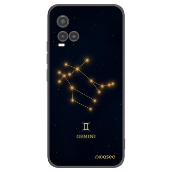Picasee fekete szilikon tok az alábbi mobiltelefonokra Vivo Y33s - GEMINI