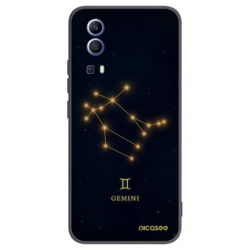 Picasee fekete szilikon tok az alábbi mobiltelefonokra Vivo Y52 5G - GEMINI
