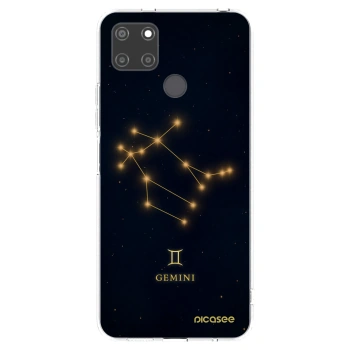 Picasee átlátszó szilikon tok az alábbi mobiltelefonokra Realme C21Y - GEMINI