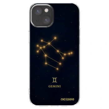 Picasee átlátszó szilikon tok az alábbi mobiltelefonokra Apple iPhone 15 Plus - GEMINI