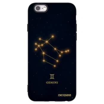 Picasee fekete szilikon tok az alábbi mobiltelefonokra Apple iPhone 6/6S - GEMINI
