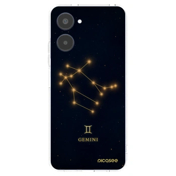 Picasee átlátszó szilikon tok az alábbi mobiltelefonokra Realme 10 4G - GEMINI