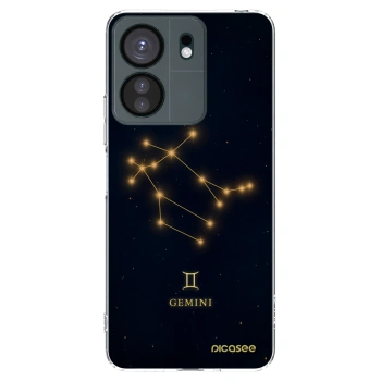 Picasee átlátszó szilikon tok az alábbi mobiltelefonokra Xiaomi Redmi 13C 4G - GEMINI