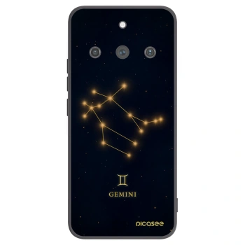 Picasee fekete szilikon tok az alábbi mobiltelefonokra Realme 11 Pro+ - GEMINI
