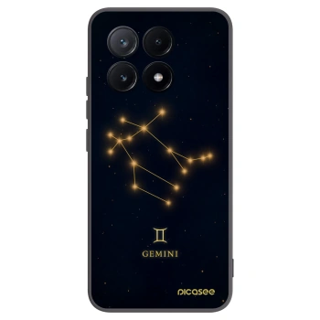 Picasee fekete szilikon tok az alábbi mobiltelefonokra Xiaomi Poco X6 Pro - GEMINI