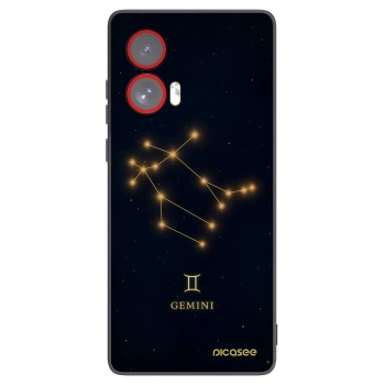 Picasee fekete szilikon tok az alábbi mobiltelefonokra Motorola Edge 50 Fusion - GEMINI