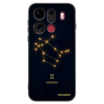 Picasee fekete szilikon tok az alábbi mobiltelefonokra OPPO Find X9 Pro - GEMINI