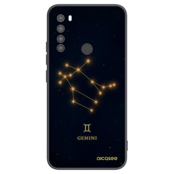 Picasee fekete szilikon tok az alábbi mobiltelefonokra Xiaomi Redmi Note 8 - GEMINI