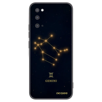 Picasee fekete szilikon tok az alábbi mobiltelefonokra Samsung Galaxy S20 G980F - GEMINI