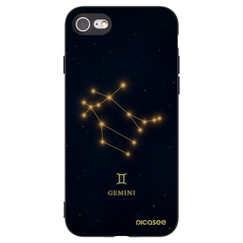 Picasee fekete szilikon tok az alábbi mobiltelefonokra Apple iPhone SE 2020 - GEMINI