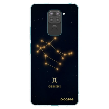 Picasee fekete szilikon tok az alábbi mobiltelefonokra Xiaomi Redmi Note 9 - GEMINI