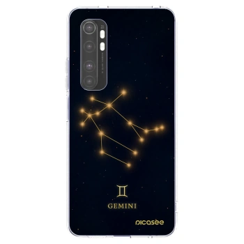 Picasee átlátszó szilikon tok az alábbi mobiltelefonokra Xiaomi Mi Note 10 Lite - GEMINI