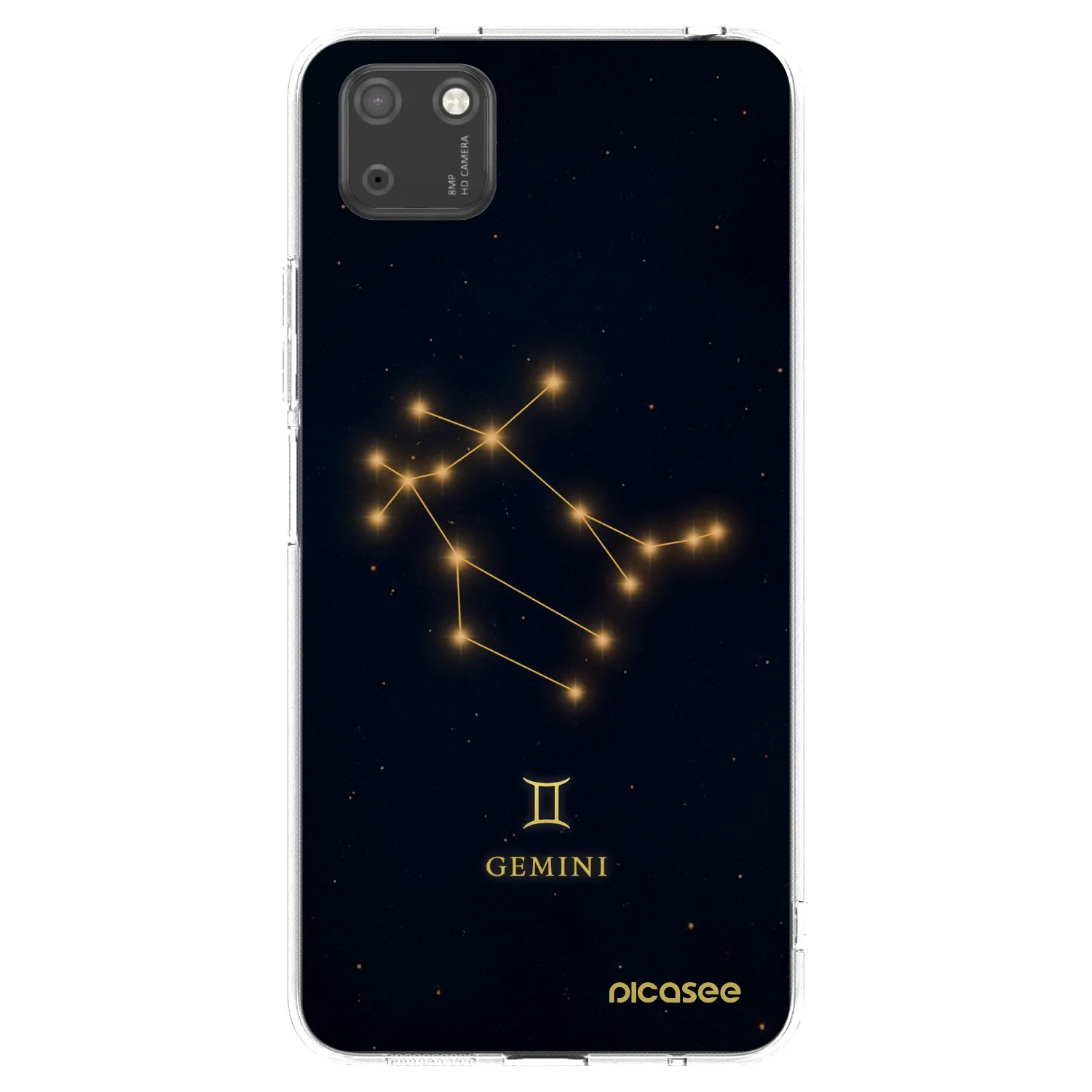 Picasee átlátszó szilikon tok az alábbi mobiltelefonokra Huawei Y5P - GEMINI