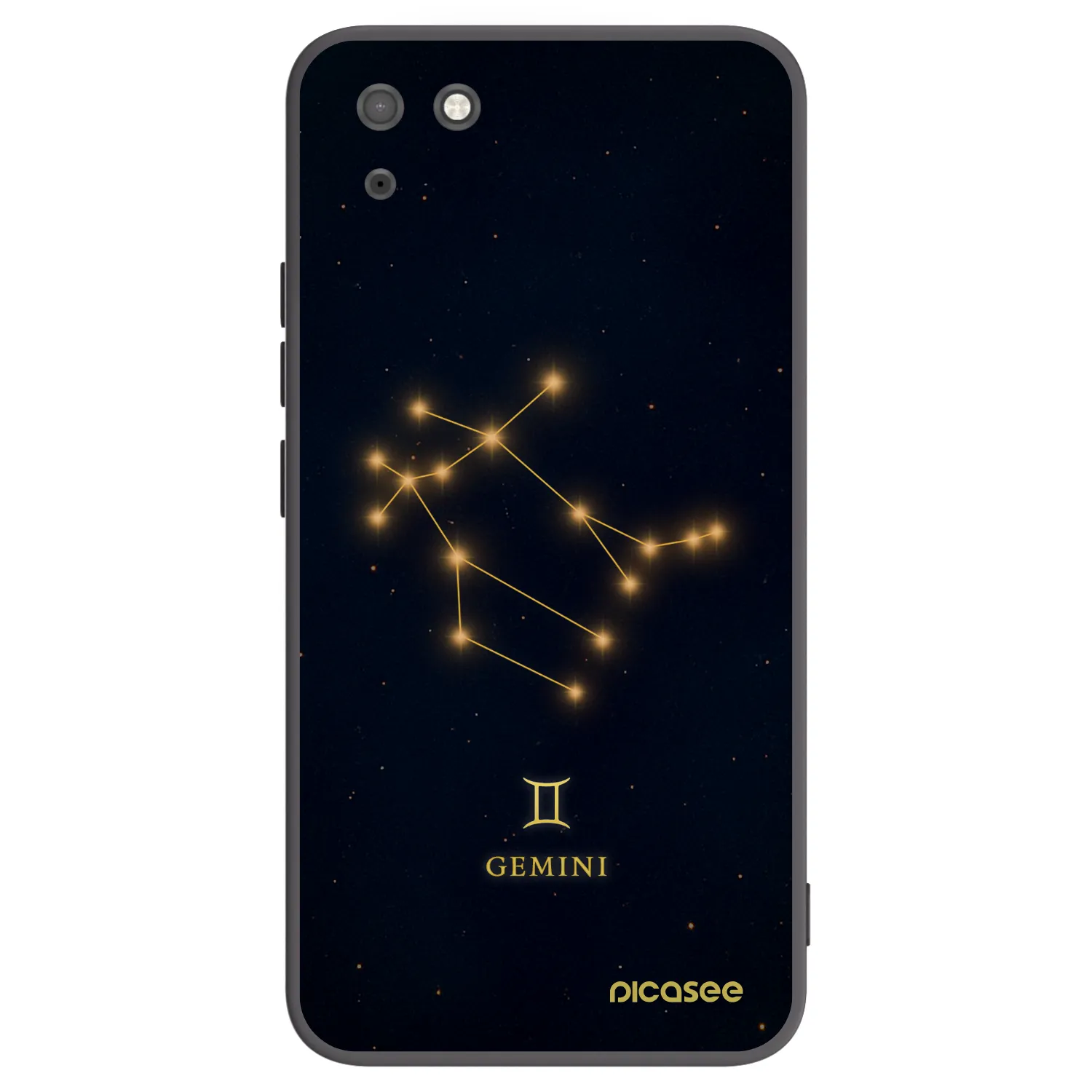Picasee fekete szilikon tok az alábbi mobiltelefonokra Huawei Y5P - GEMINI