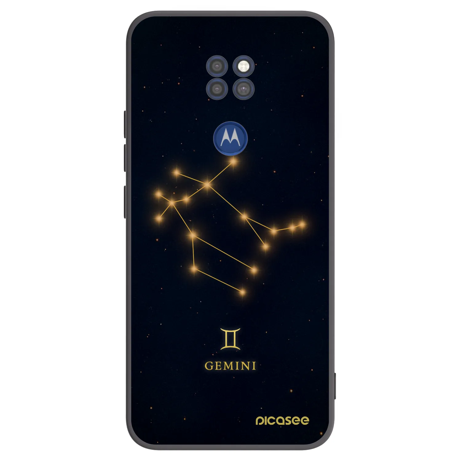 Picasee fekete szilikon tok az alábbi mobiltelefonokra Motorola Moto G9 Play - GEMINI