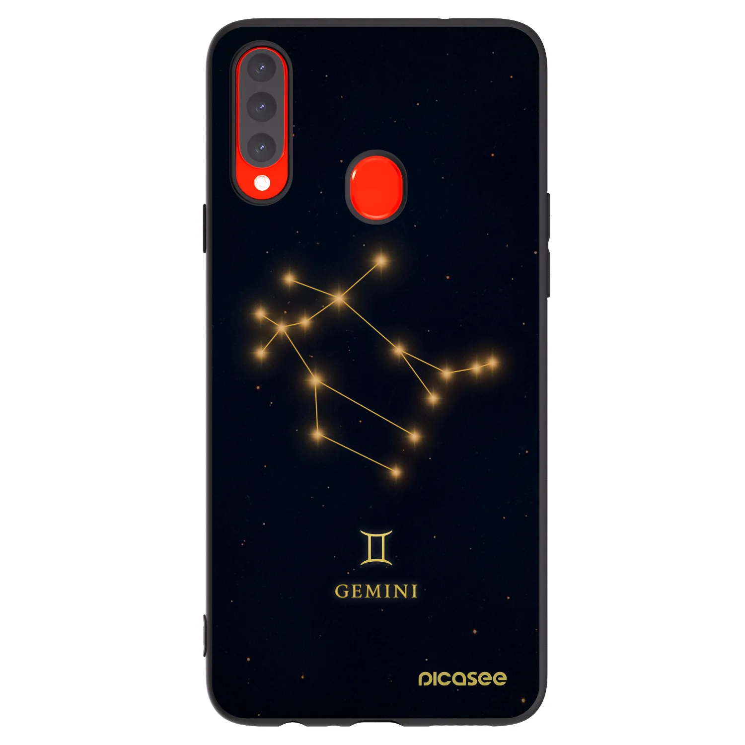 Picasee fekete szilikon tok az alábbi mobiltelefonokra Samsung Galaxy A20s - GEMINI