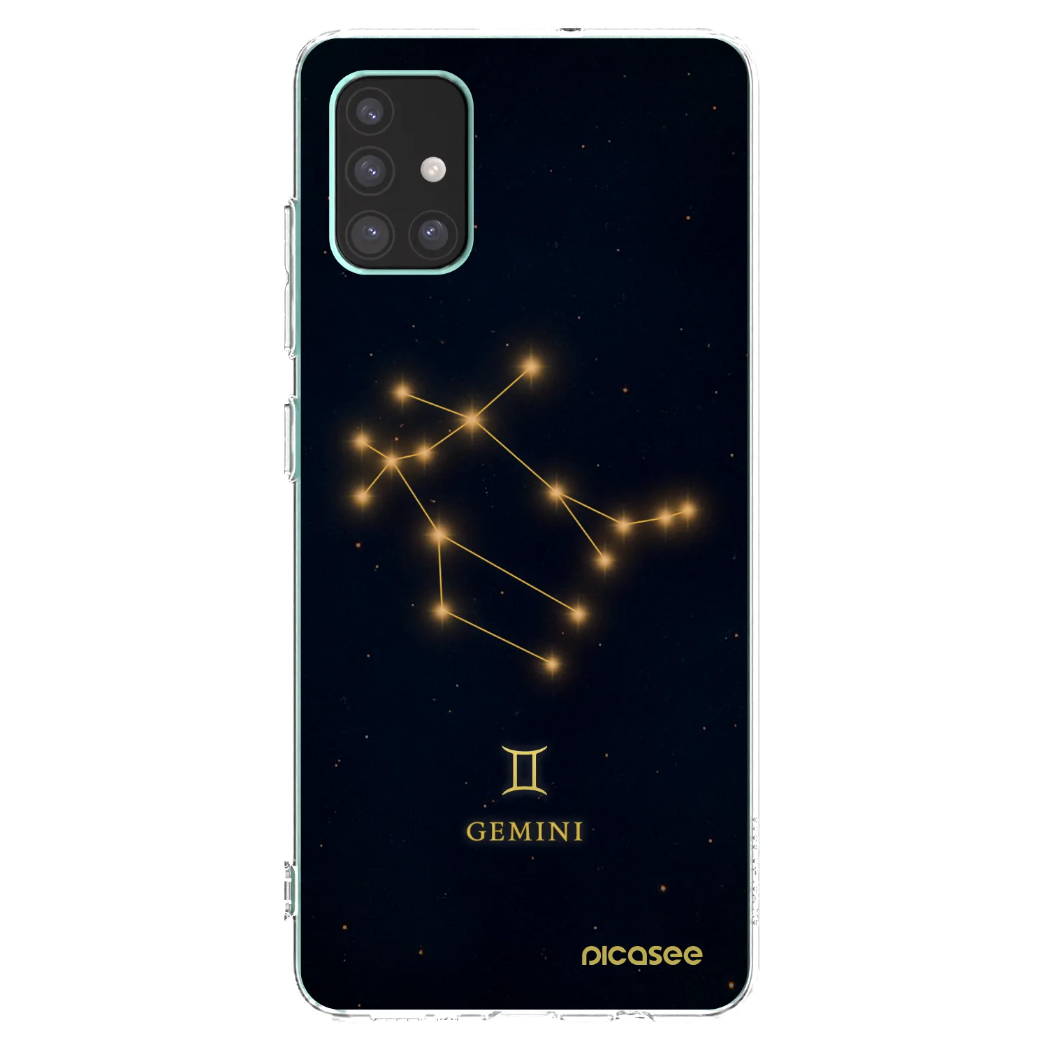 Picasee átlátszó szilikon tok az alábbi mobiltelefonokra Samsung Galaxy M51 M515F - GEMINI