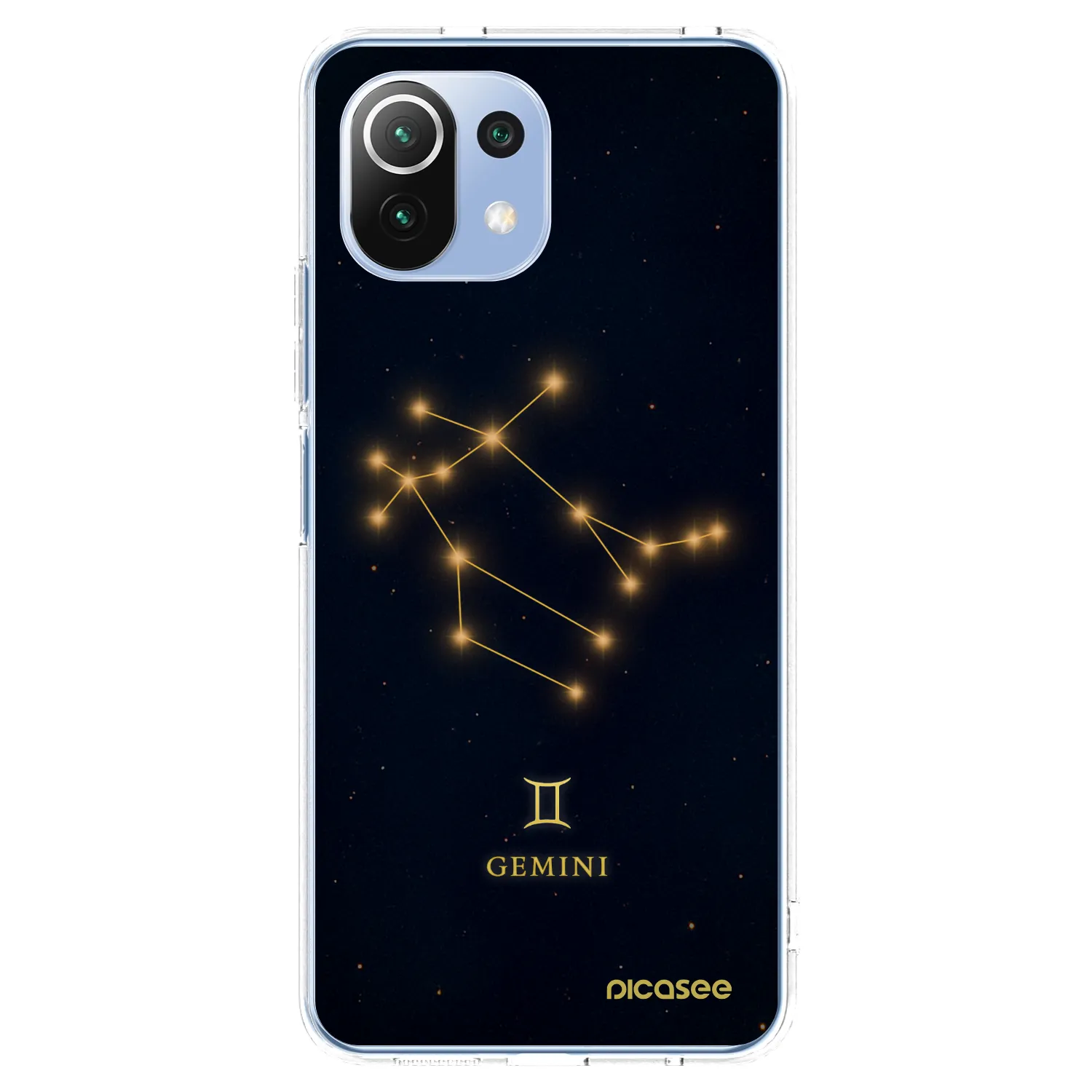 Picasee átlátszó szilikon tok az alábbi mobiltelefonokra Xiaomi Mi 11 Lite - GEMINI