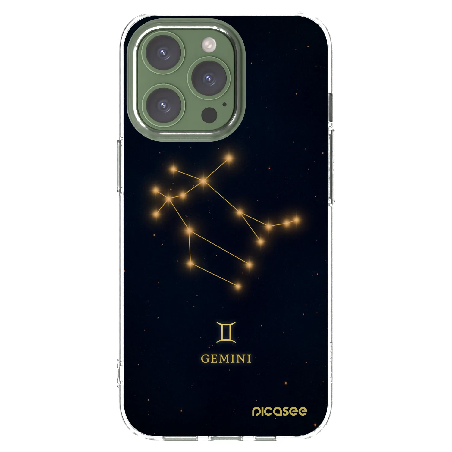 Picasee átlátszó szilikon tok az alábbi mobiltelefonokra Apple iPhone 13 Pro - GEMINI