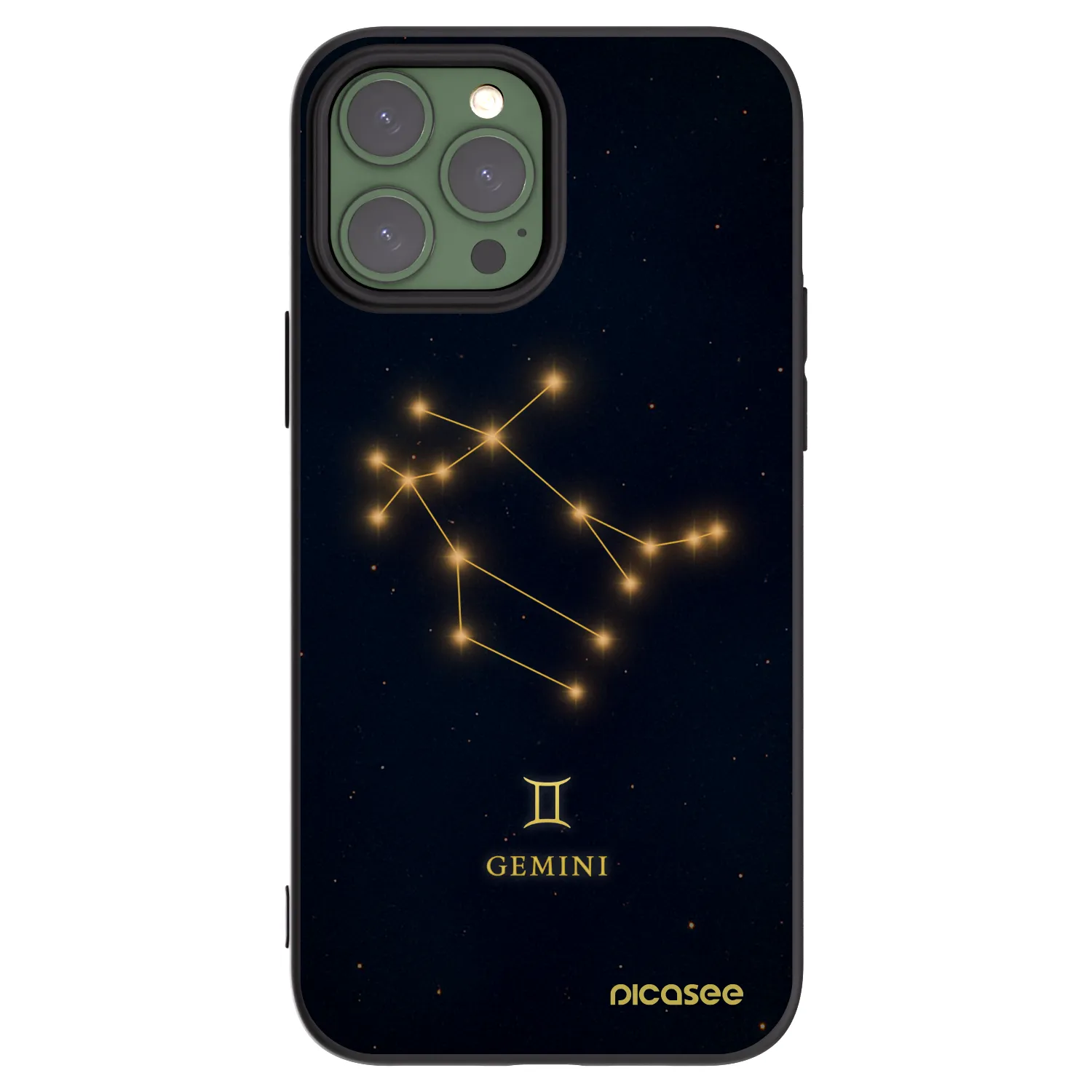 Picasee fekete szilikon tok az alábbi mobiltelefonokra Apple iPhone 13 Pro Max - GEMINI