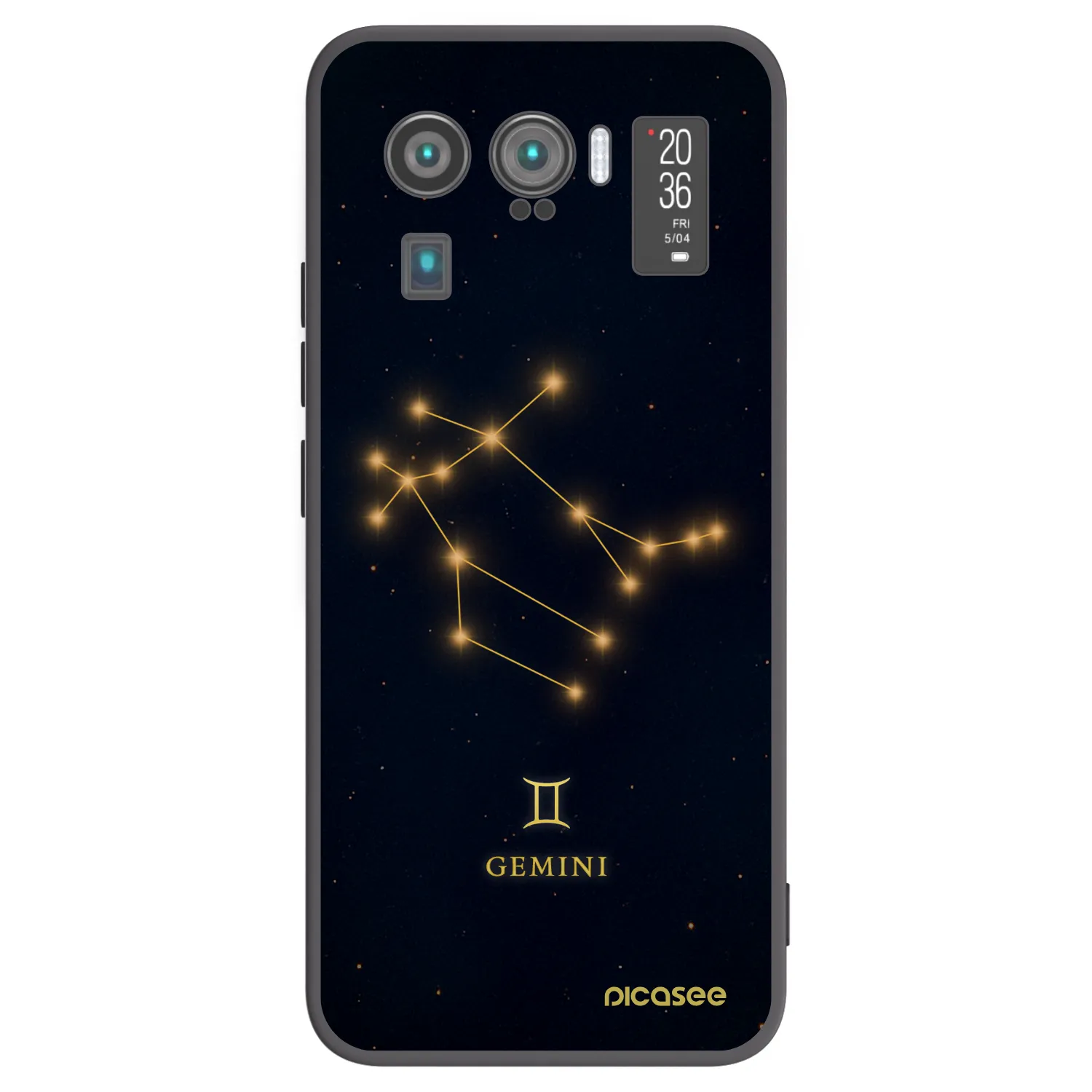 Picasee fekete szilikon tok az alábbi mobiltelefonokra Xiaomi Mi 11 Ultra - GEMINI